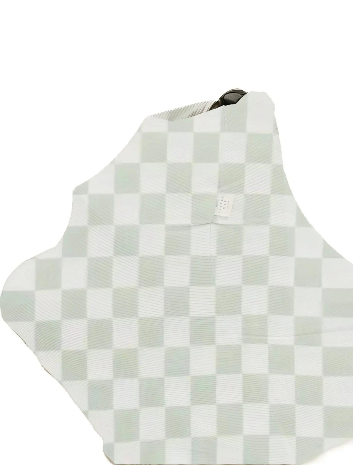 Little Mae & Co Leaf Green & White Checkered Carseat Cover - 
