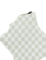 Little Mae & Co Leaf Green & White Checkered Carseat Cover - 