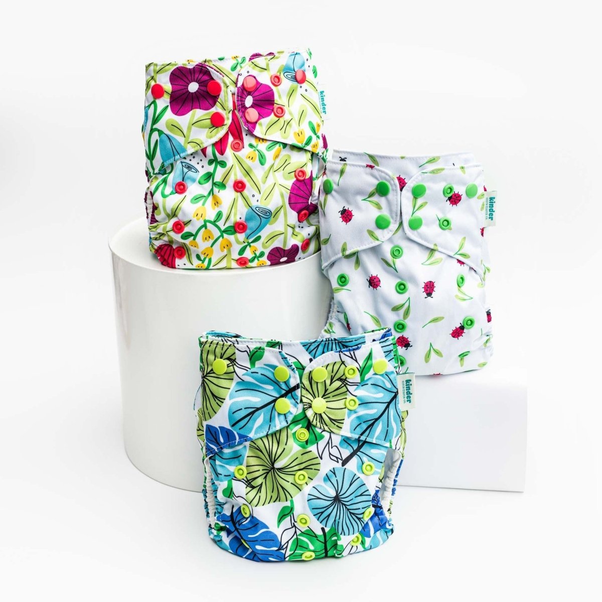 Animals and Insects: Essentials Pocket Cloth Diaper with Athletic Wicking Jersey, Grows with your Baby - Everetts Place Boutique - Pocket Diaper
