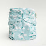 Kinder Cloth Diaper Co. Minky Fleece Cloth Diaper - Patterned Lounger with Wicking Jersey - Everetts Place Boutique - 