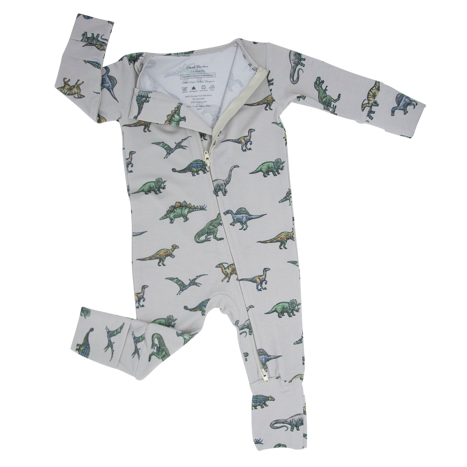 Sweet Bamboo Legendary Convertible Baby Romper With Two Way Zip Sweet Bamboo Everetts Place: Online Boutique