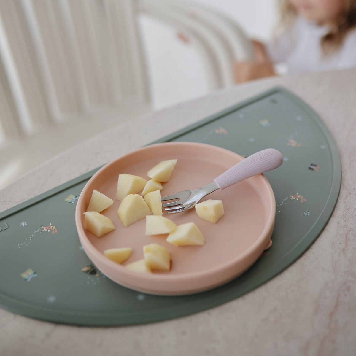 Silicone Placemat, Polka Dot by Mushie
