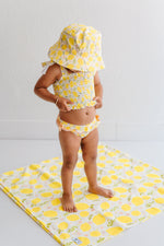 DREAM BIG LITTLE CO LEMON BLOSSOMS DREAM SMOCKED TANKINI TWO PIECE SWIM SUITEveretts Place