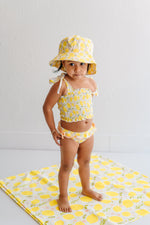 DREAM BIG LITTLE CO LEMON BLOSSOMS DREAM SMOCKED TANKINI TWO PIECE SWIM SUITEveretts Place