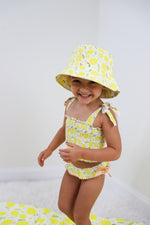 DREAM BIG LITTLE CO LEMON BLOSSOMS DREAM SMOCKED TANKINI TWO PIECE SWIM SUITEveretts Place