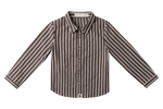Leo Stripe Shirt - Brown by Shop Cottier (view 1 of 5)