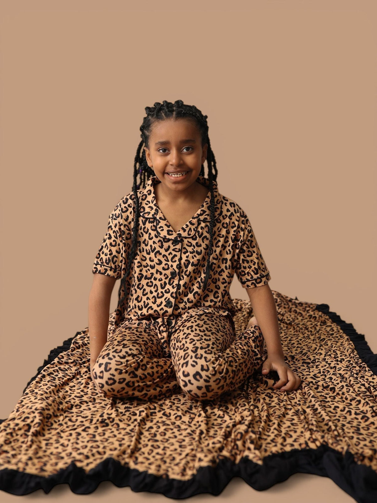 DREAM BIG LITTLE CO LEOPARD DREAM GIRL'S FLARE SETEveretts Place