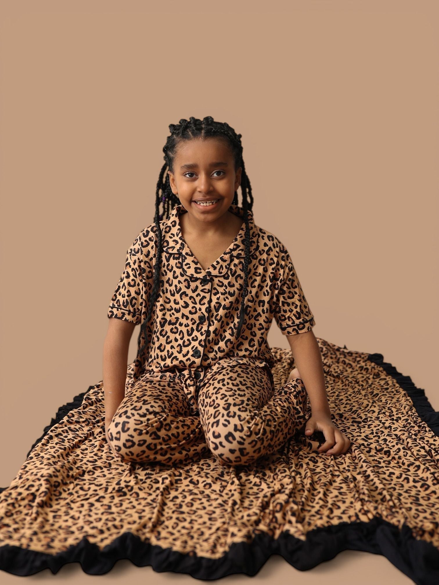 DREAM BIG LITTLE CO LEOPARD DREAM GIRL'S FLARE SETEveretts Place