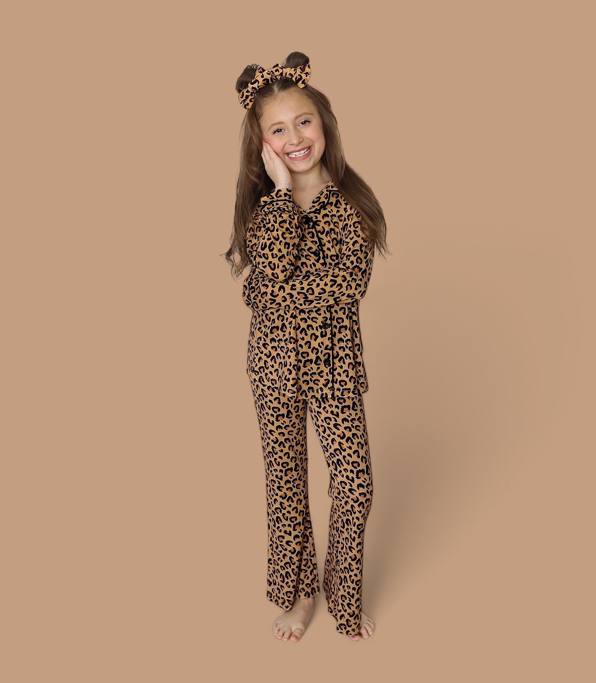 DREAM BIG LITTLE CO LEOPARD DREAM GIRL'S FLARE SETEveretts Place