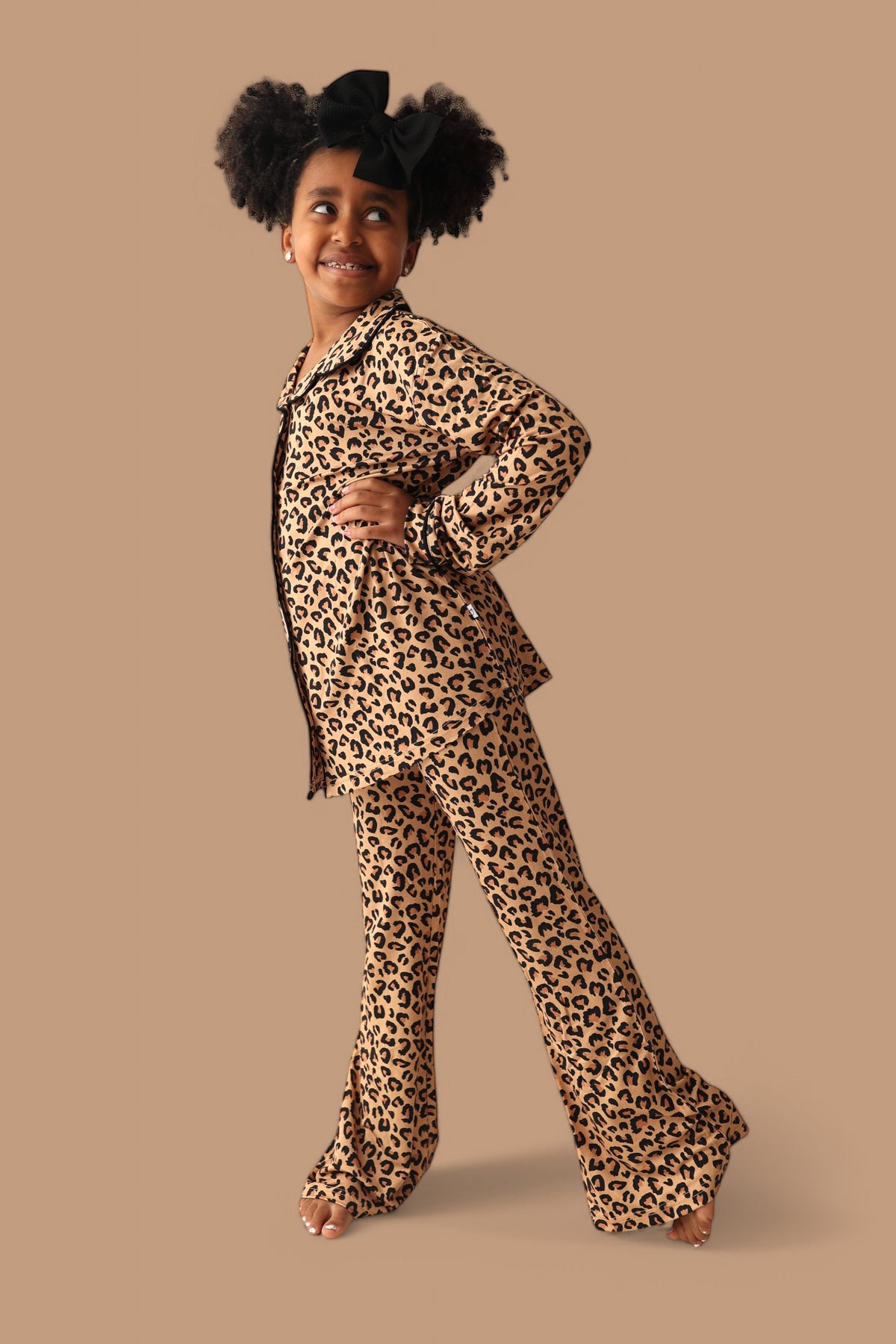DREAM BIG LITTLE CO LEOPARD DREAM GIRL'S FLARE SETEveretts Place