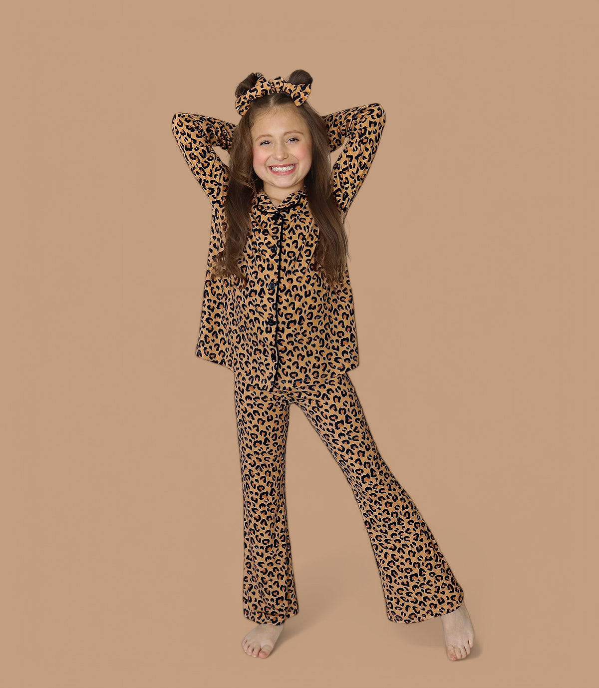 DREAM BIG LITTLE CO LEOPARD DREAM GIRL'S FLARE SETEveretts Place
