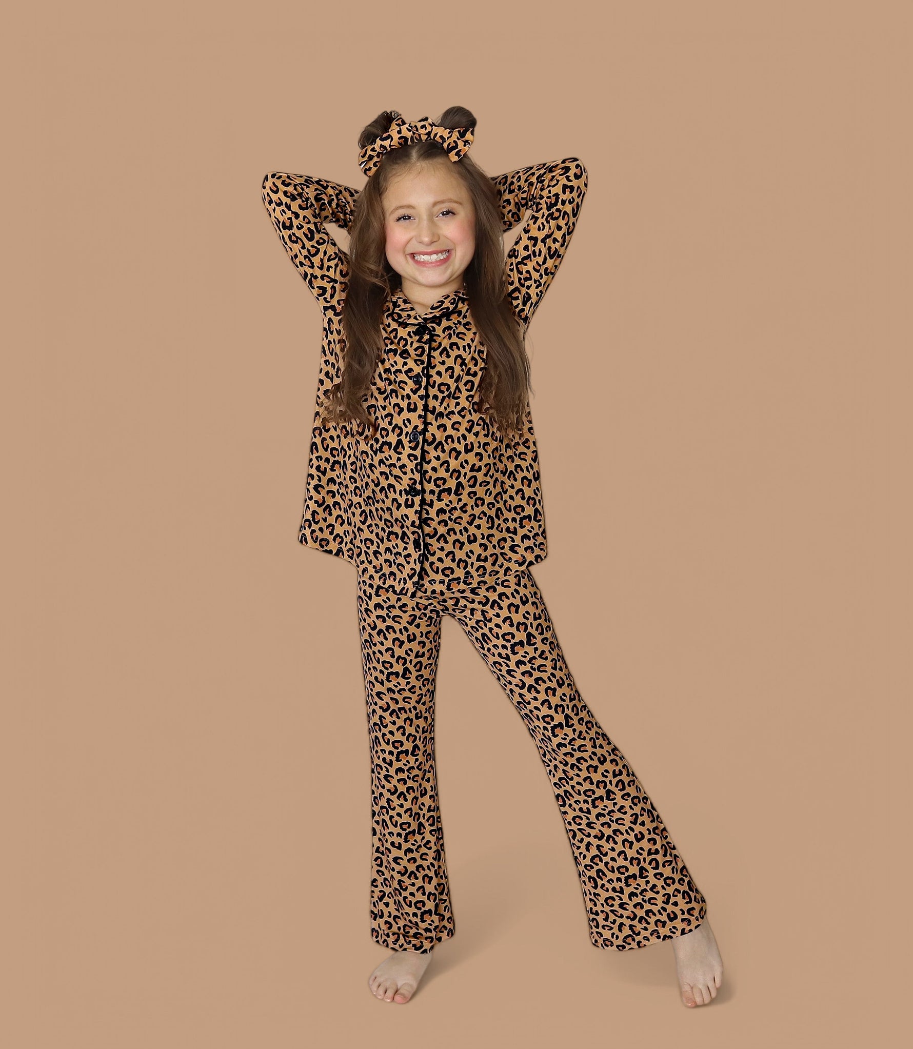 DREAM BIG LITTLE CO LEOPARD DREAM GIRL'S FLARE SETEveretts Place