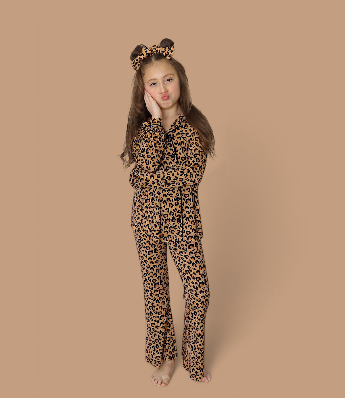 DREAM BIG LITTLE CO LEOPARD DREAM GIRL'S FLARE SETEveretts Place