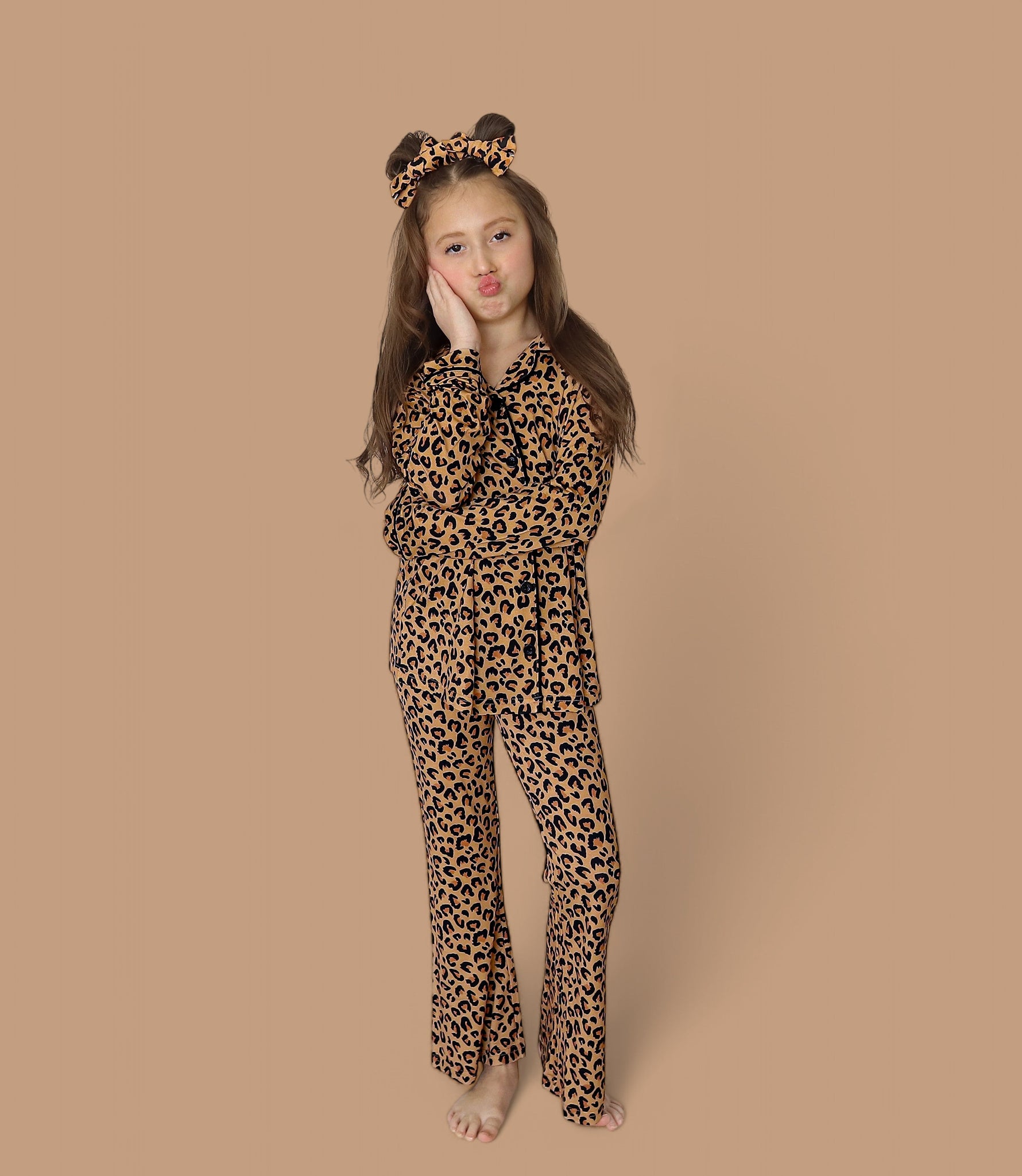 DREAM BIG LITTLE CO LEOPARD DREAM GIRL'S FLARE SETEveretts Place