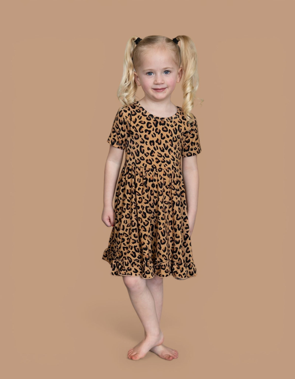 DREAM BIG LITTLE CO Leopard Dream Ruffle Dress For Baby And Toddler ClothingEveretts Place