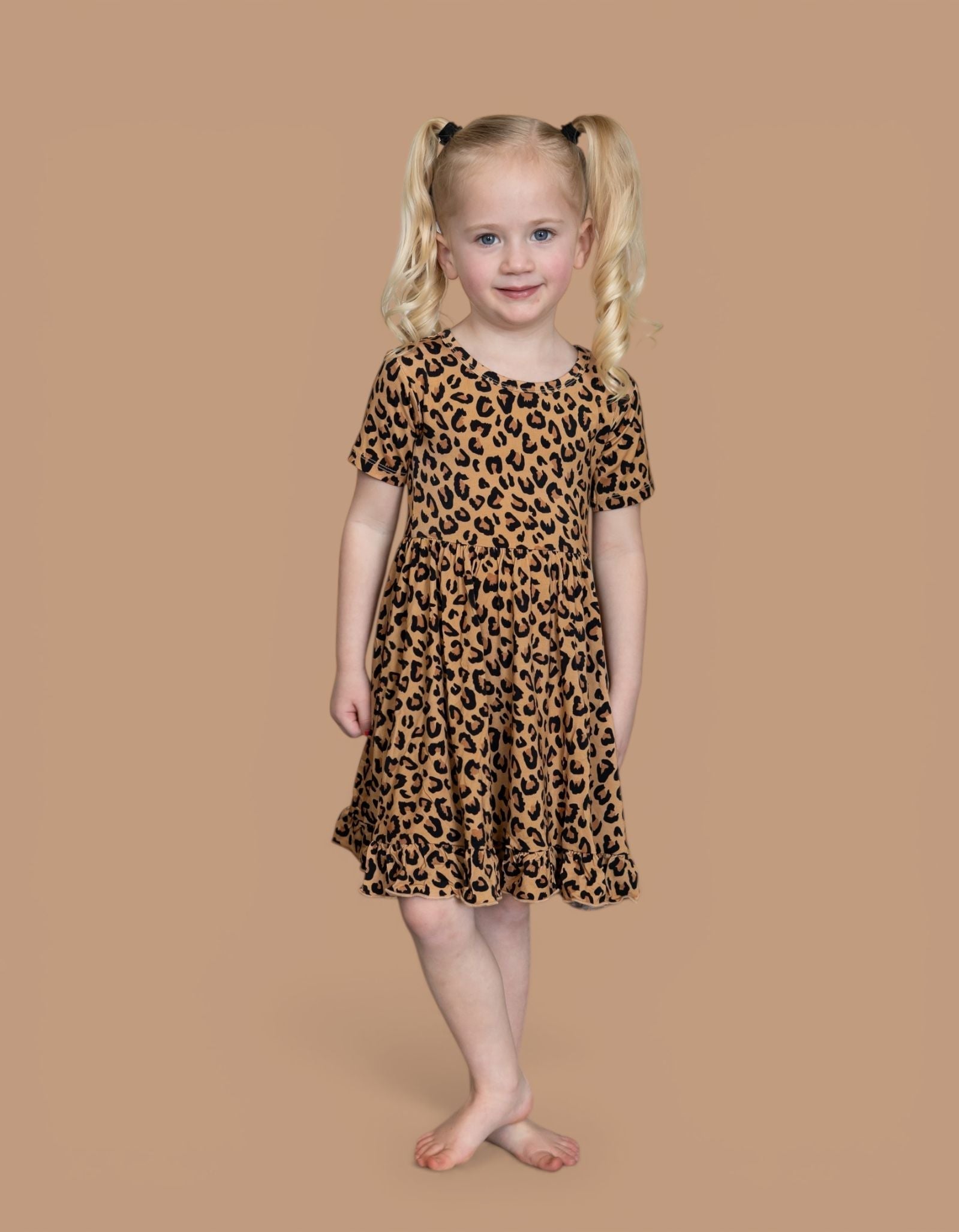 DREAM BIG LITTLE CO Leopard Dream Ruffle Dress For Baby And Toddler ClothingEveretts Place