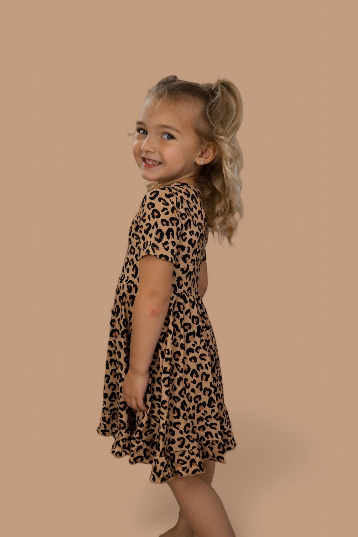 DREAM BIG LITTLE CO Leopard Dream Ruffle Dress For Baby And Toddler ClothingEveretts Place