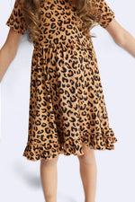DREAM BIG LITTLE CO Leopard Dream Ruffle Dress For Baby And Toddler ClothingEveretts Place