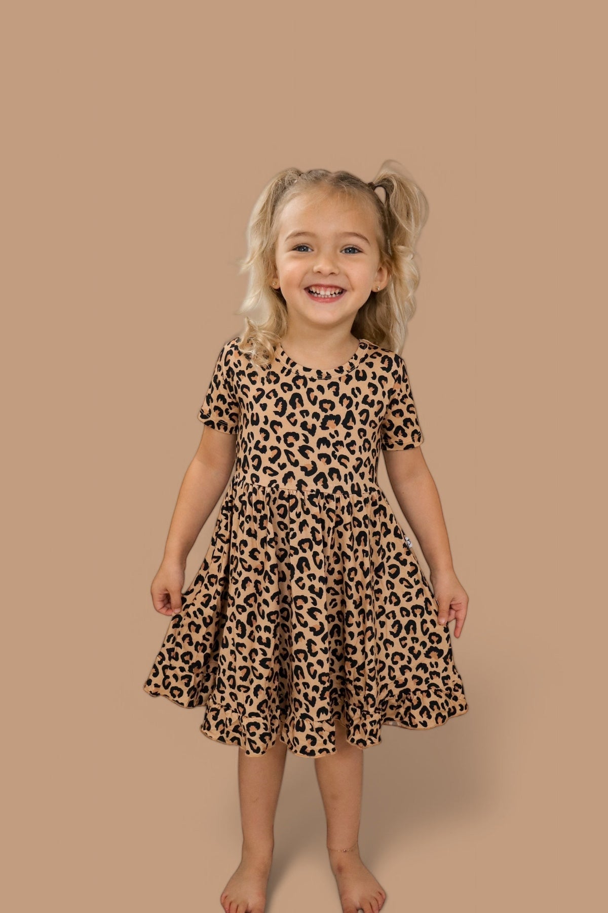 DREAM BIG LITTLE CO Leopard Dream Ruffle Dress For Baby And Toddler ClothingEveretts Place