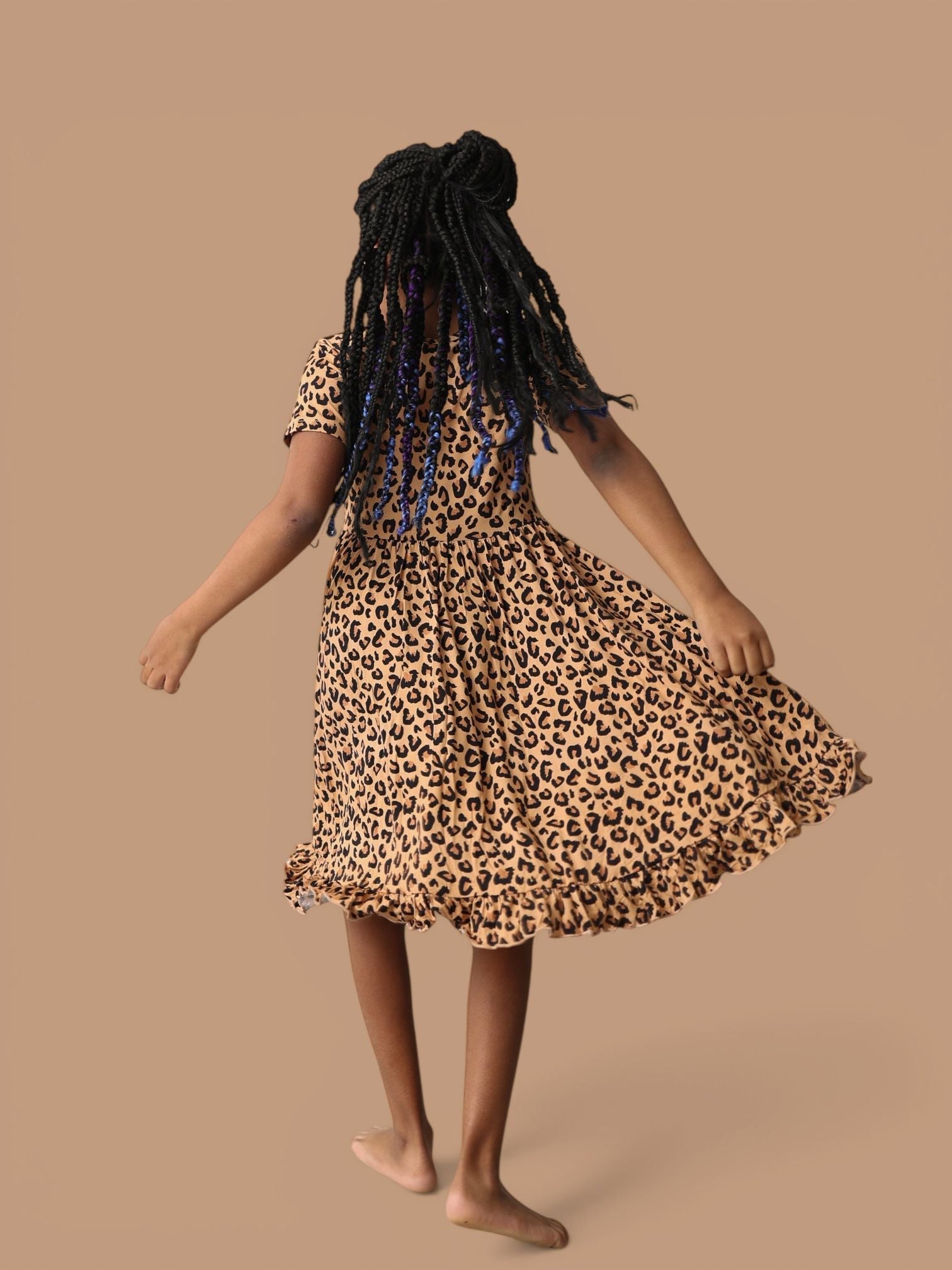 DREAM BIG LITTLE CO Leopard Dream Ruffle Dress For Baby And Toddler ClothingEveretts Place