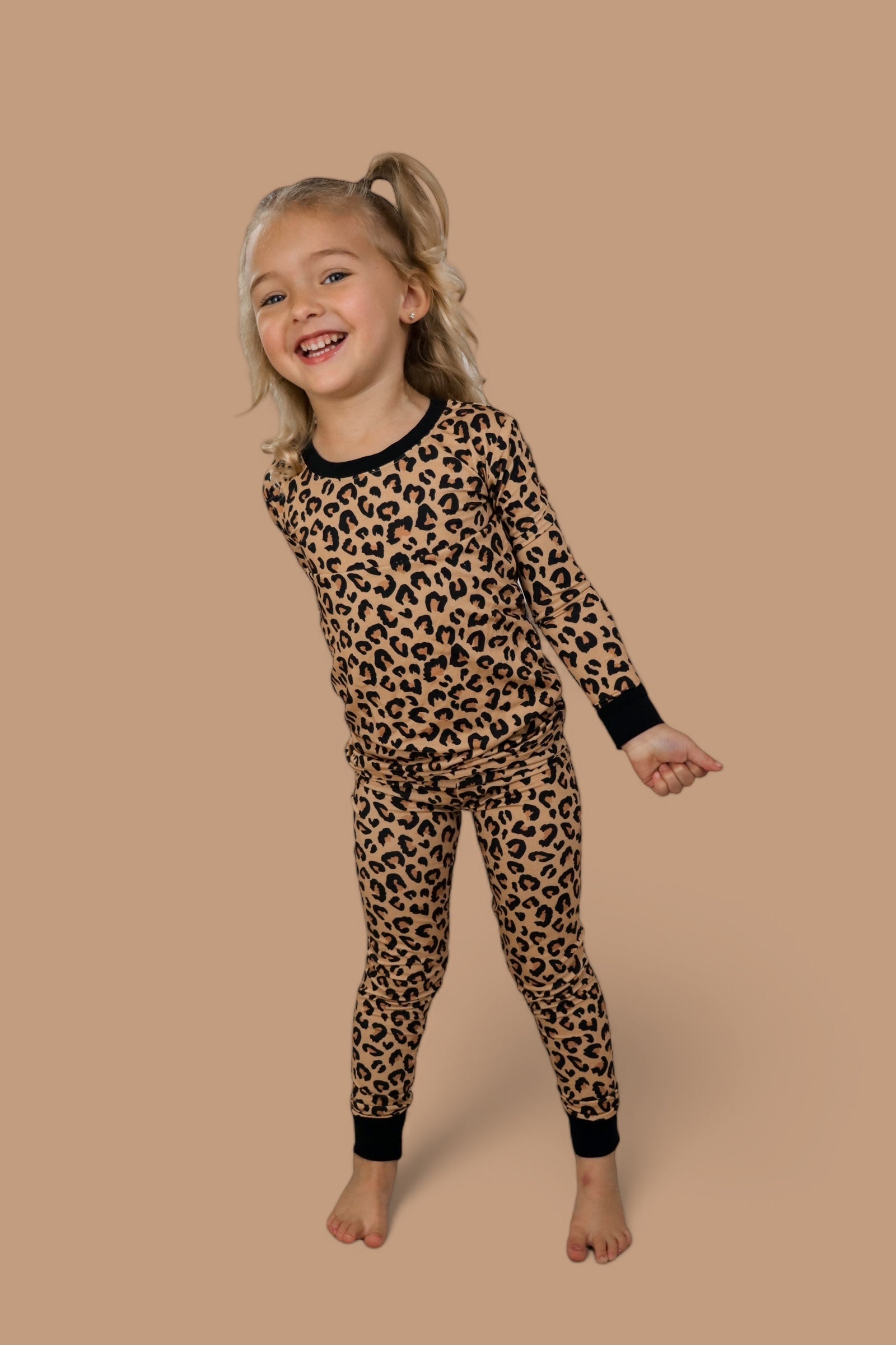 DREAM BIG LITTLE CO Leopard Dream Set Baby Sleepwear For Toddler Soft And StylishEveretts Place