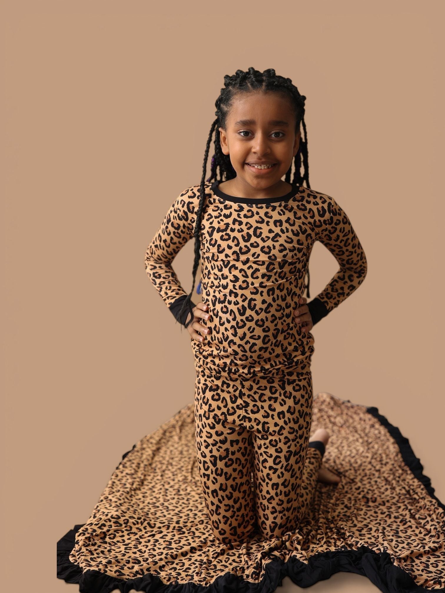 DREAM BIG LITTLE CO Leopard Dream Set Baby Sleepwear For Toddler Soft And StylishEveretts Place