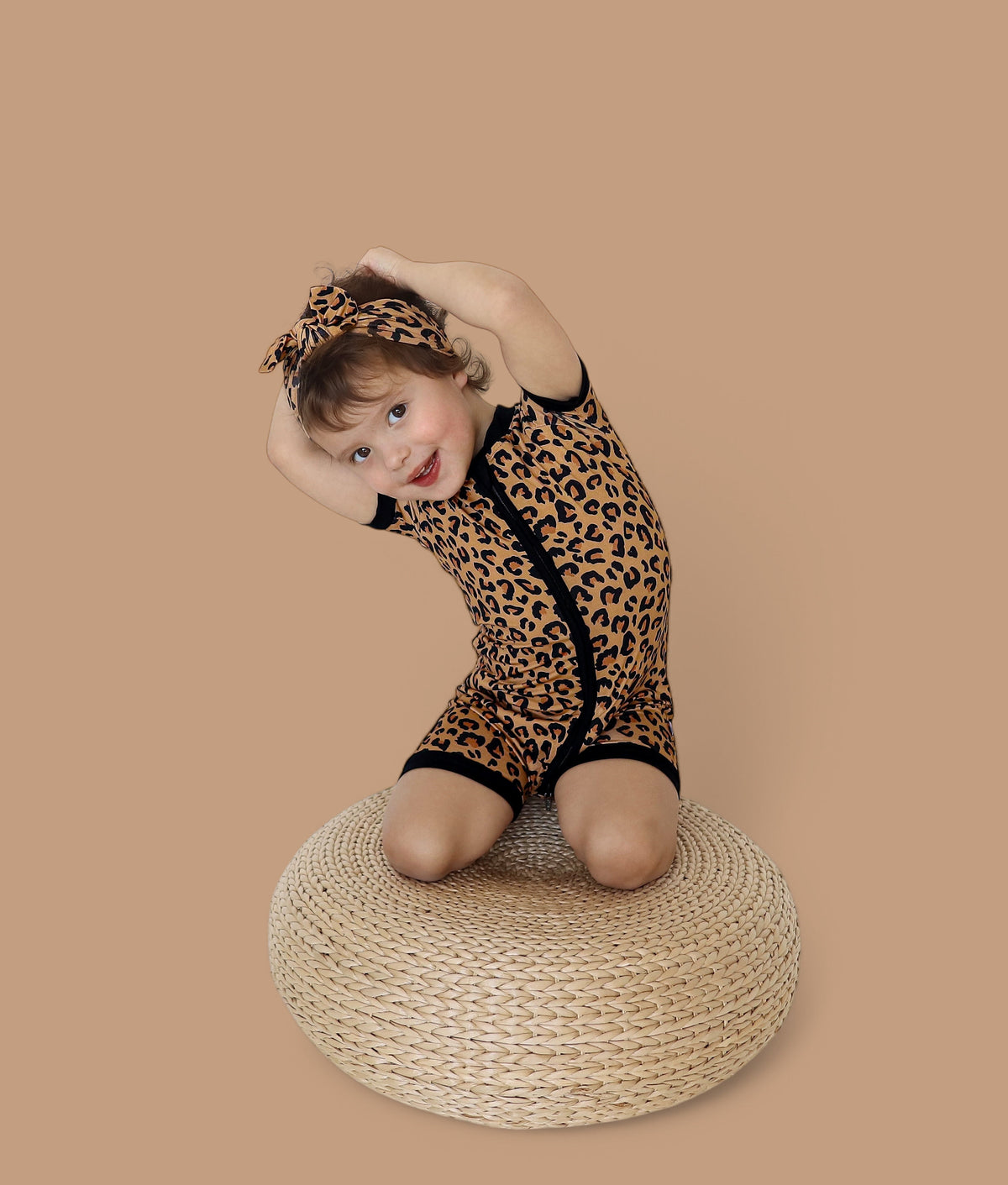 DREAM BIG LITTLE CO Leopard Dream Shortie Baby Romper Born To Be Wild Playtime ReadyEveretts Place