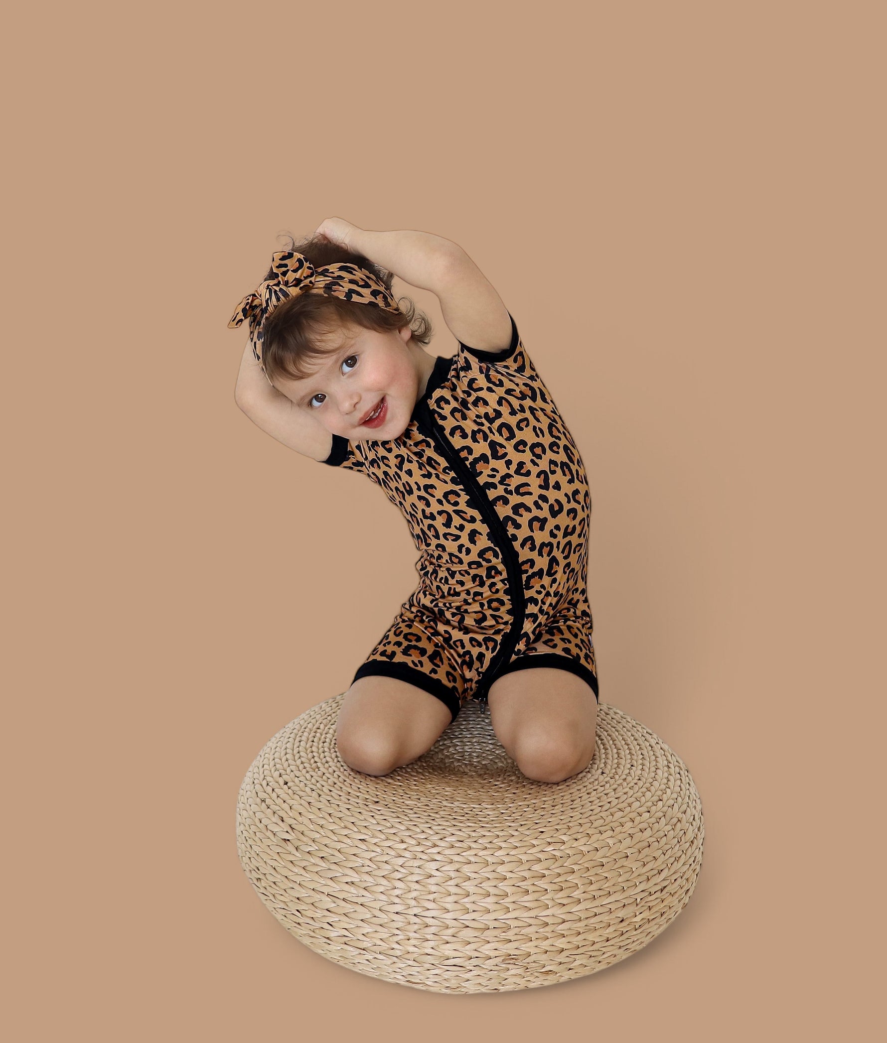 DREAM BIG LITTLE CO Leopard Dream Shortie Baby Romper Born To Be Wild Playtime ReadyEveretts Place