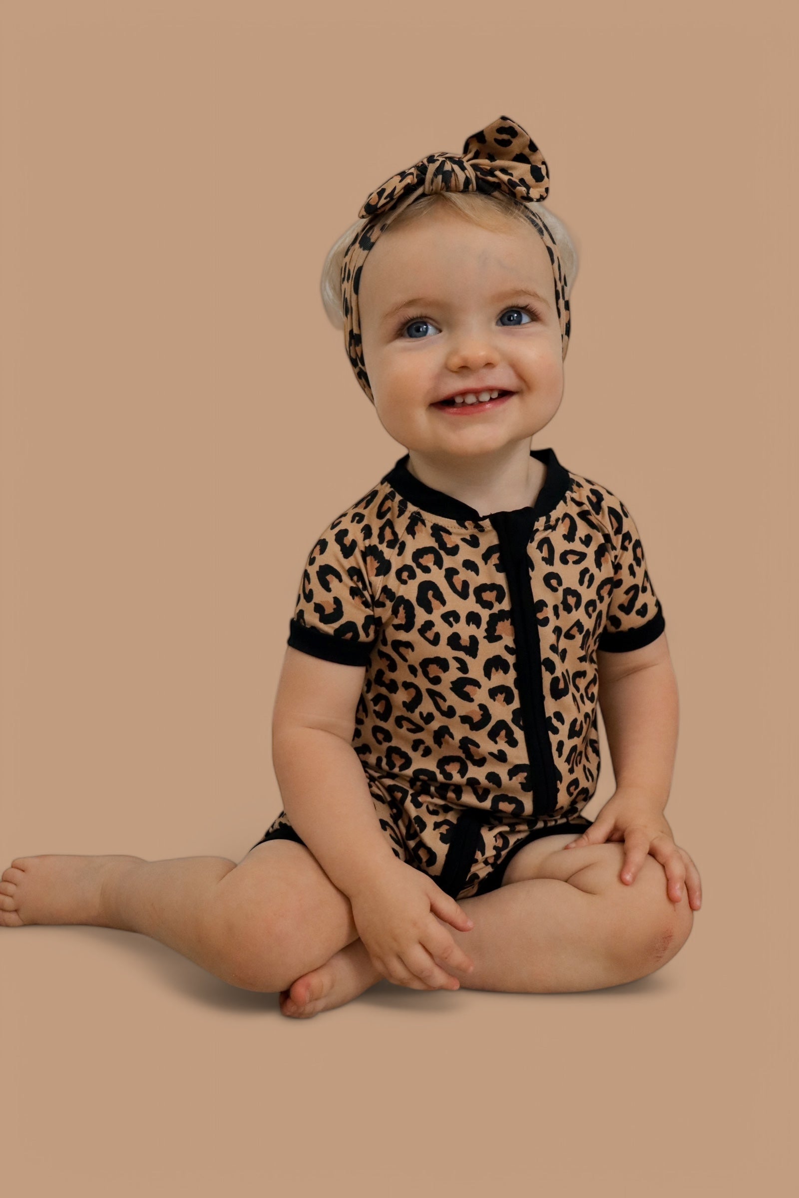 DREAM BIG LITTLE CO Leopard Dream Shortie Baby Romper Born To Be Wild Playtime ReadyEveretts Place