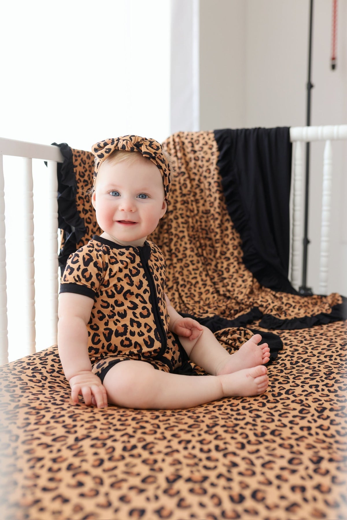 DREAM BIG LITTLE CO Leopard Dream Shortie Baby Romper Born To Be Wild Playtime ReadyEveretts Place