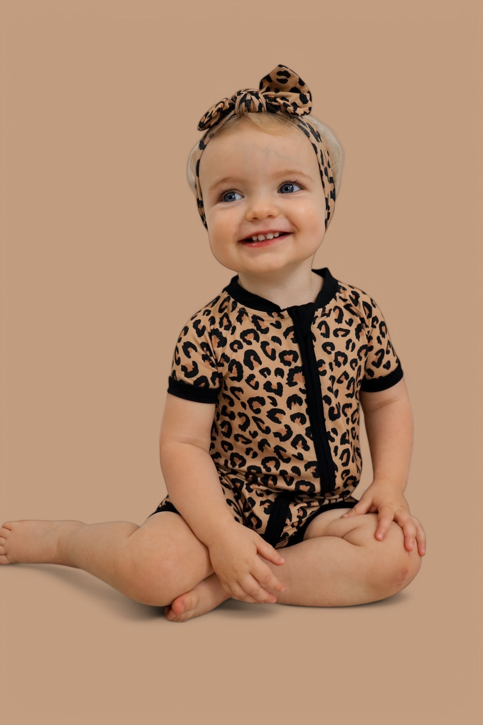 DREAM BIG LITTLE CO Leopard Dream Shortie Baby Romper Born To Be Wild Playtime ReadyEveretts Place