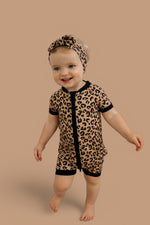 DREAM BIG LITTLE CO Leopard Dream Shortie Baby Romper Born To Be Wild Playtime ReadyEveretts Place