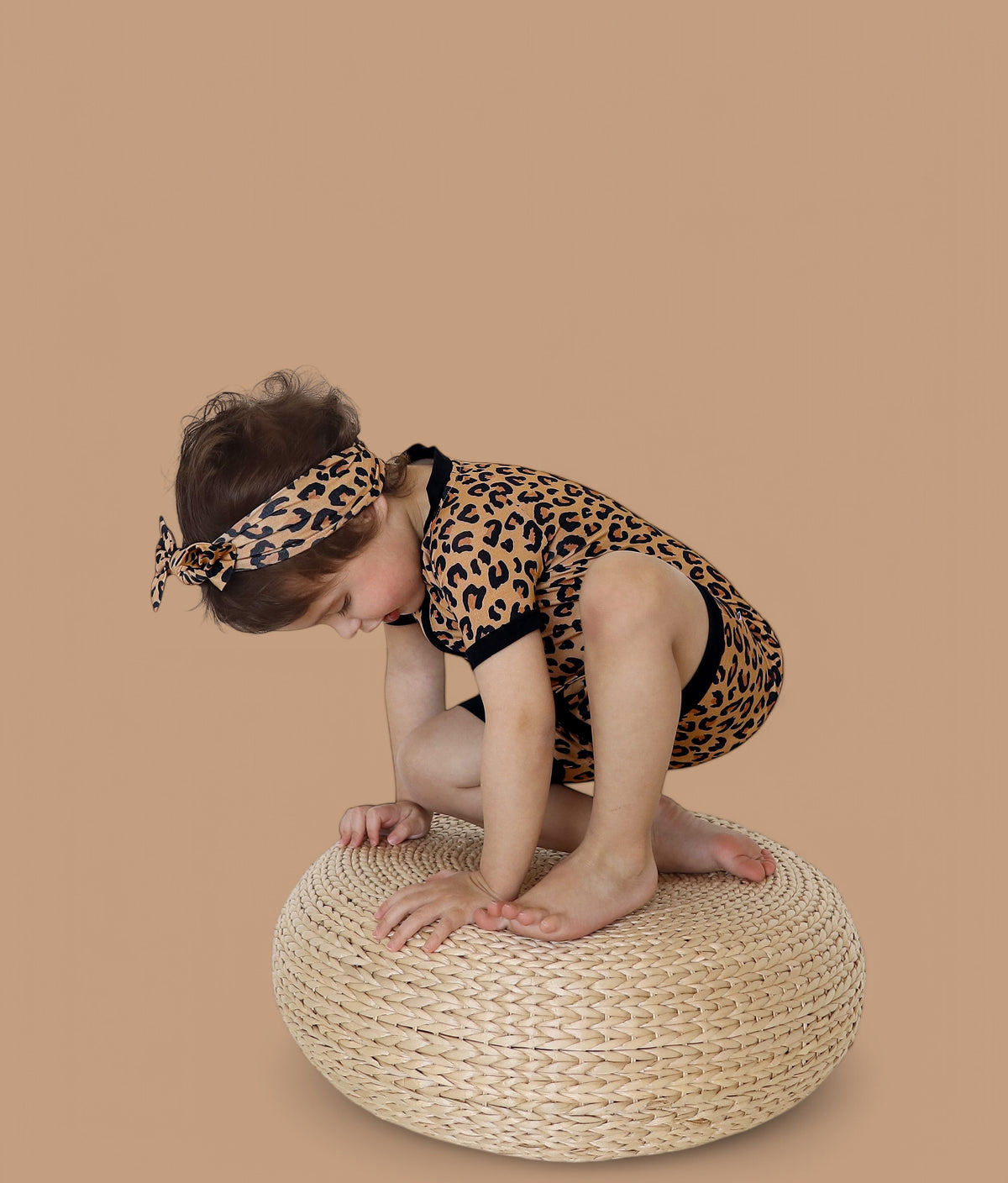 DREAM BIG LITTLE CO Leopard Dream Shortie Baby Romper Born To Be Wild Playtime ReadyEveretts Place