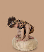 DREAM BIG LITTLE CO Leopard Dream Shortie Baby Romper Born To Be Wild Playtime ReadyEveretts Place