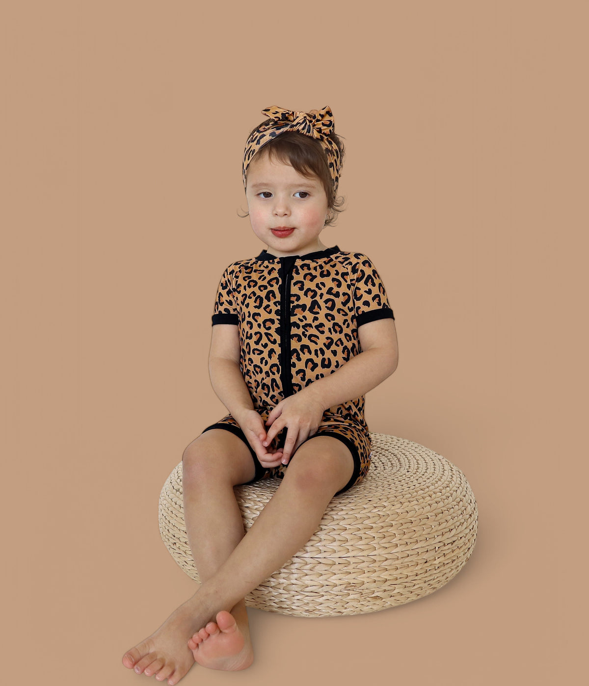 DREAM BIG LITTLE CO Leopard Dream Shortie Baby Romper Born To Be Wild Playtime ReadyEveretts Place