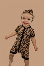 DREAM BIG LITTLE CO Leopard Dream Shortie Baby Romper Born To Be Wild Playtime ReadyEveretts Place