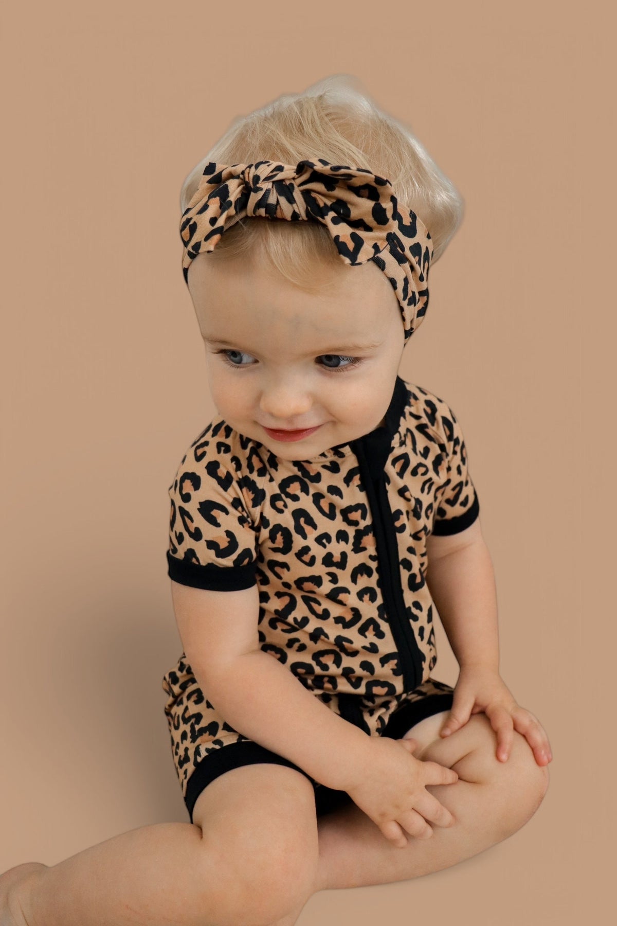 DREAM BIG LITTLE CO Leopard Dream Shortie Baby Romper Born To Be Wild Playtime ReadyEveretts Place