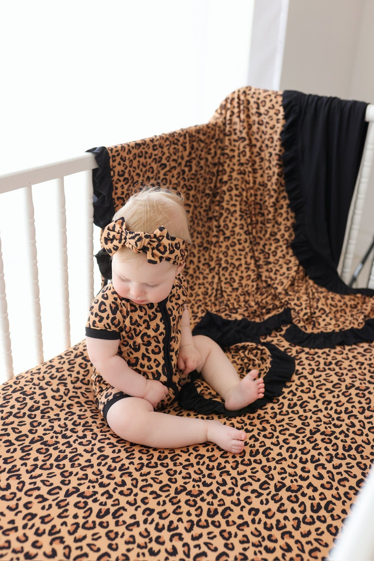 DREAM BIG LITTLE CO Leopard Dream Shortie Baby Romper Born To Be Wild Playtime ReadyEveretts Place