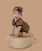DREAM BIG LITTLE CO Leopard Dream Shortie Baby Romper Born To Be Wild Playtime ReadyEveretts Place