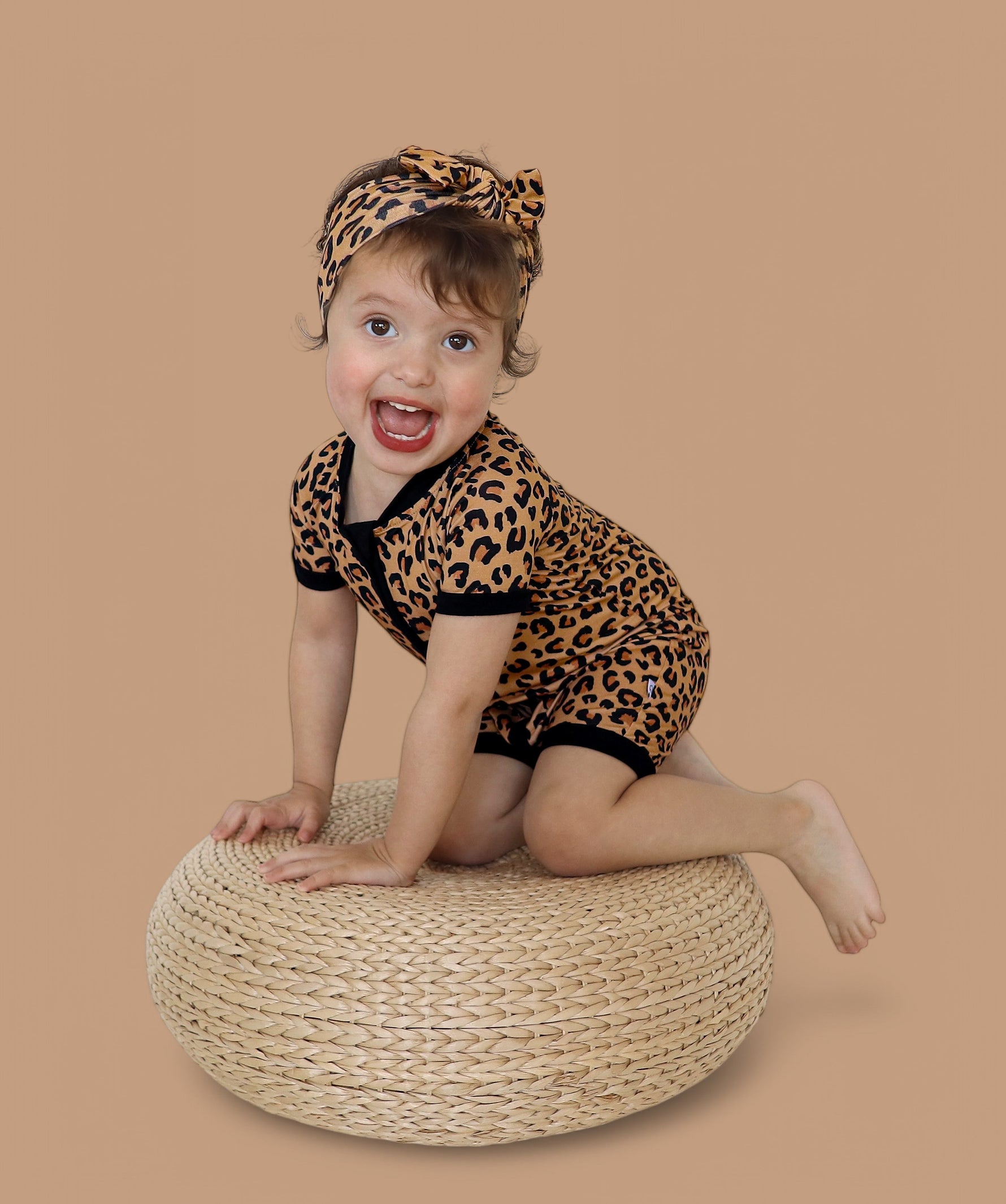 DREAM BIG LITTLE CO Leopard Dream Shortie Baby Romper Born To Be Wild Playtime ReadyEveretts Place