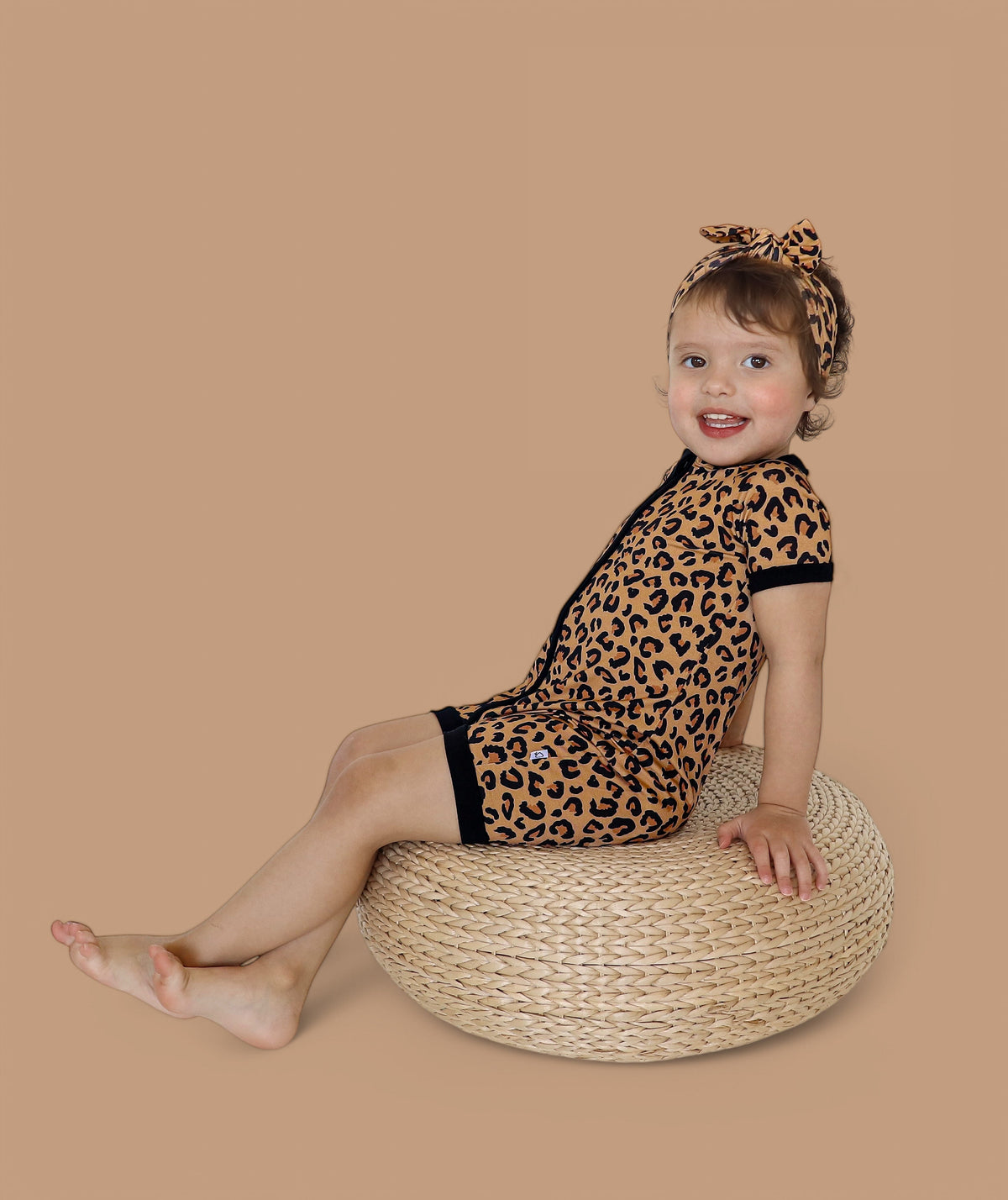 DREAM BIG LITTLE CO Leopard Dream Shortie Baby Romper Born To Be Wild Playtime ReadyEveretts Place