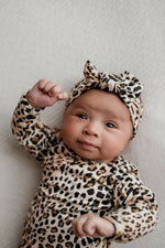 Three Little Tots Leopard Knotted Headband - 