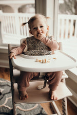 Three Little Tots Leopard Silicone Baby Bib - 