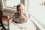 Three Little Tots Leopard Silicone Baby Bib - 