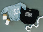 Little Joy Co. Let It Snow Sweatshirt Romper - more colors - 