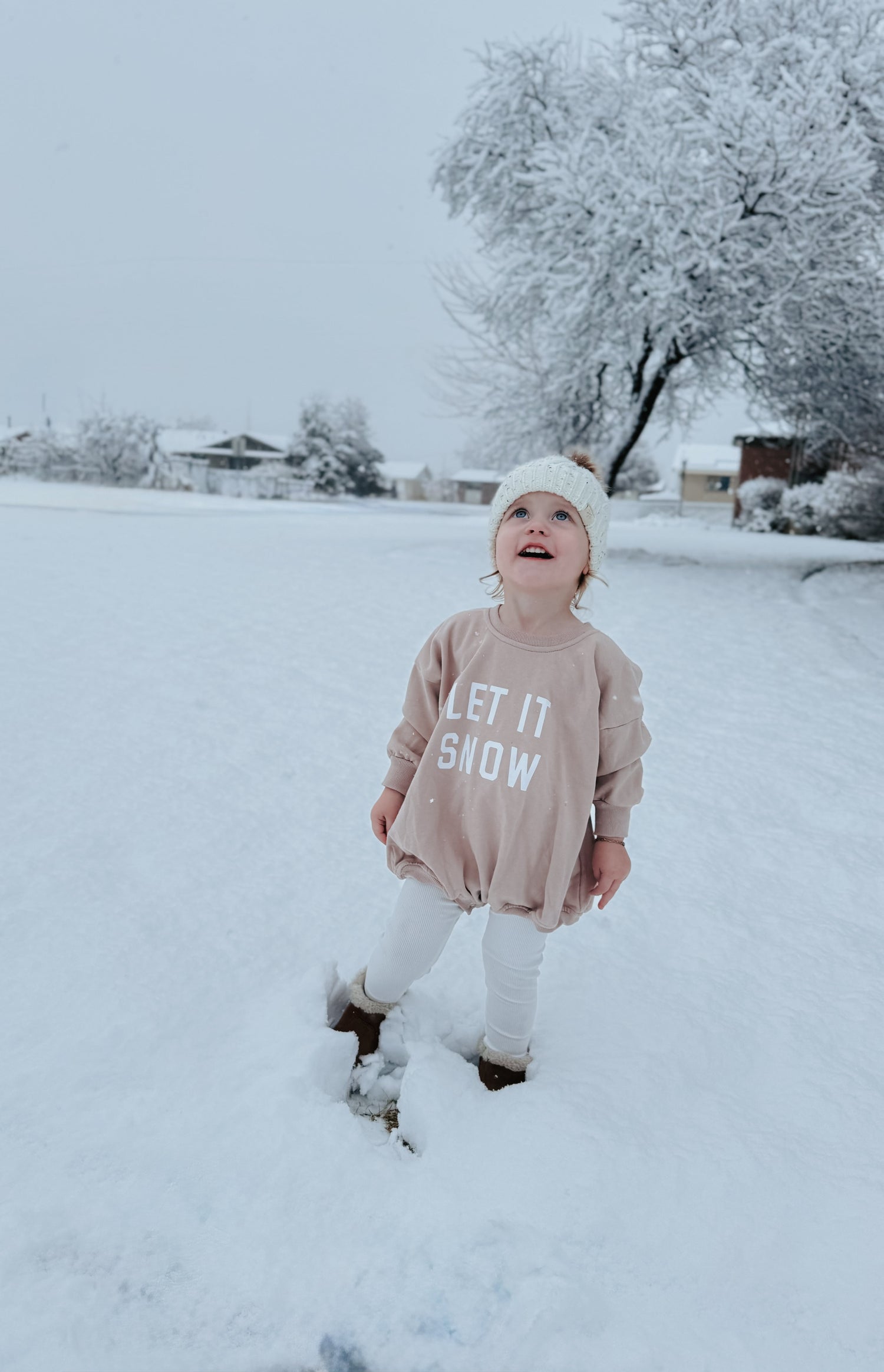 Little Joy Co. Let It Snow Sweatshirt Romper - more colors - 