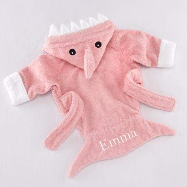 Let the Fin Begin Pink Shark Robe - Everetts Place: Online Boutique - Kids & Babies