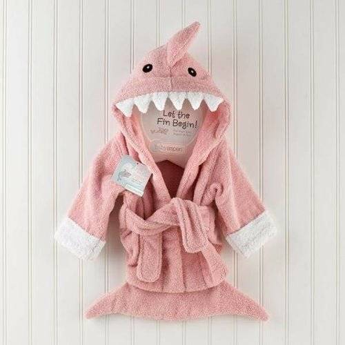 Let the Fin Begin Pink Shark Robe - Everetts Place: Online Boutique - Kids & Babies