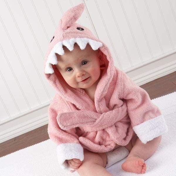 Let the Fin Begin Pink Shark Robe - Everetts Place: Online Boutique - Kids & Babies