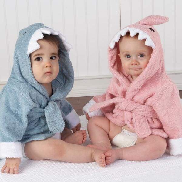 Let the Fin Begin Pink Shark Robe - Everetts Place: Online Boutique - Kids & Babies